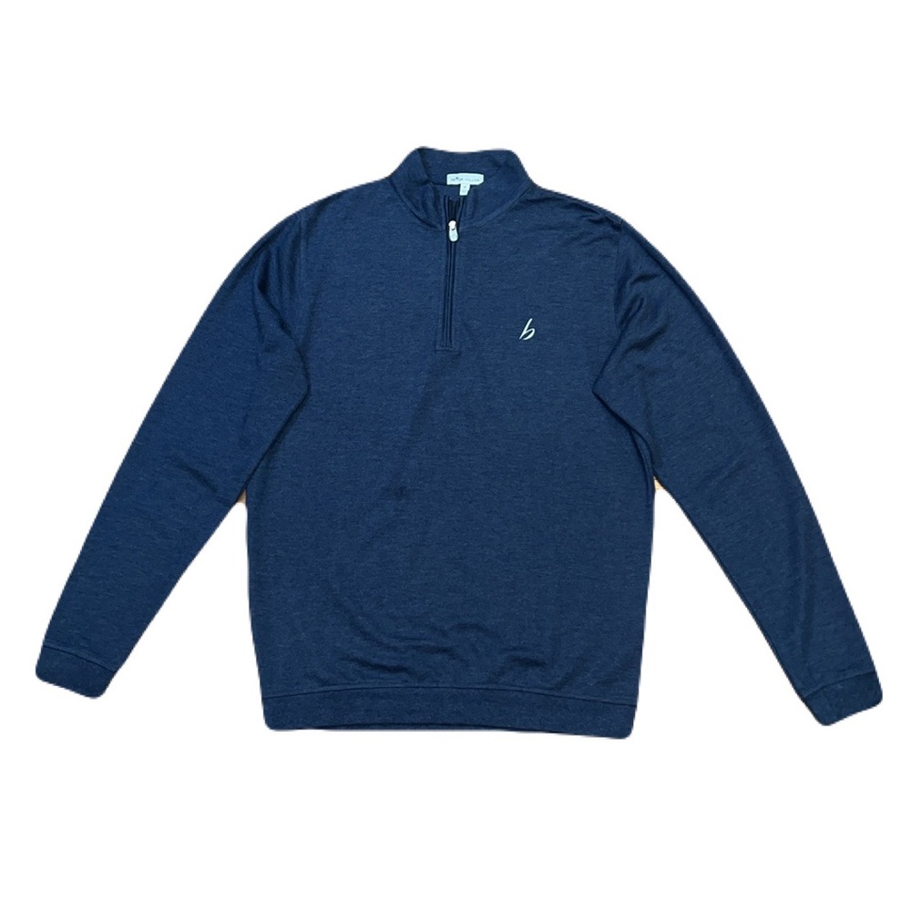 Peter Millar Crown Crafted Interlock Quarter Zip,… - image 1